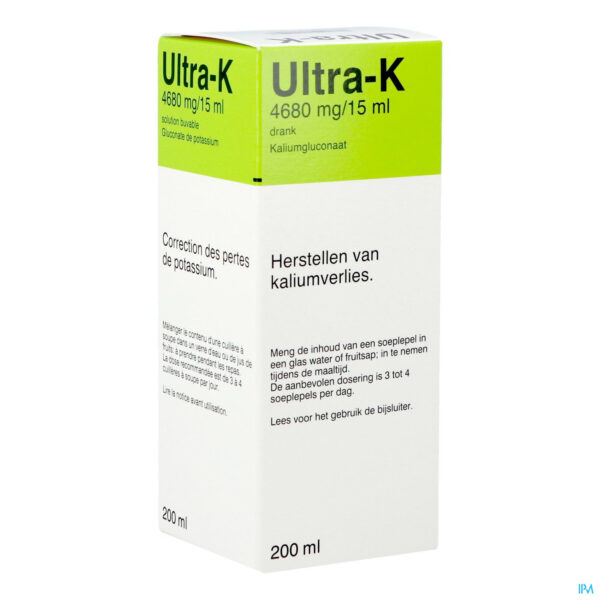 Packshot Ultra K Sol. Potassium 200ml