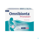 Packshot Omnibionta Pronatal+: 12 weken Pack (84 tabletten+84 capsules)