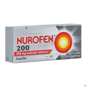 Packshot Nurofen Omhulde Tabl 30x200mg