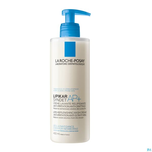 Packshot La Roche Posay Lipikar Syndet Ap+ 400ml Packshot La Roche Posay Lipikar Syndet Ap+ 400ml