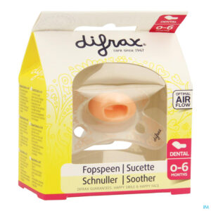 Packshot Difrax Fopspeen Silicoon Mini-dental Girl 0-6m 799