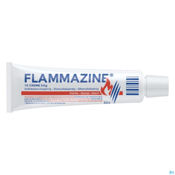 Productshot Flammazine 1% Creme 1 X 50g