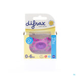 Packshot Difrax Fopspeen Silicoon Mini-dental Girl 0-6m 799