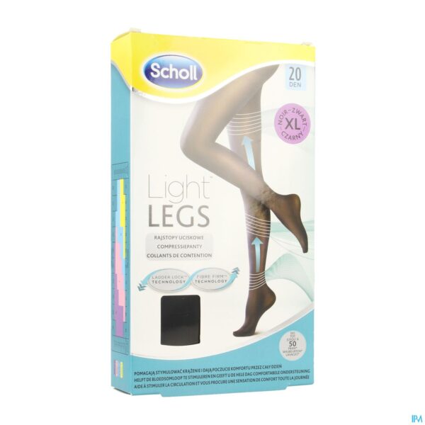 Packshot Scholl Light Legs 20d Extra Large Black