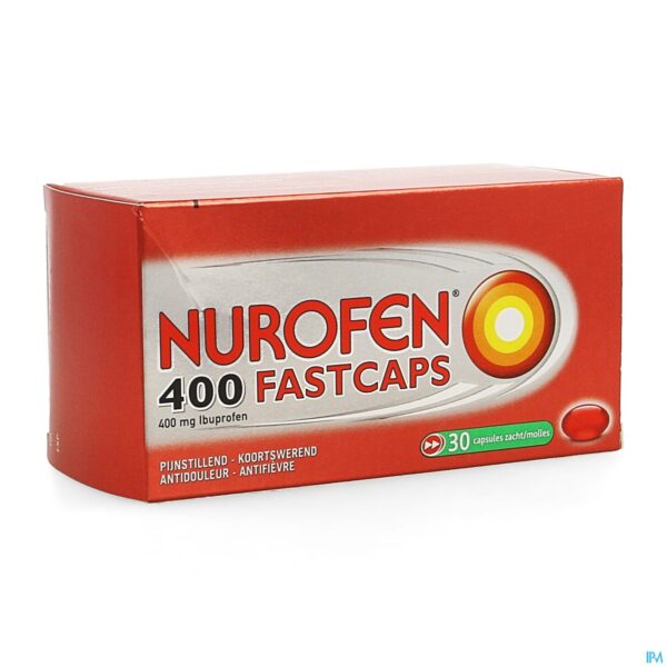 Packshot Nurofen 400 Fastcaps Caps 30x400mg