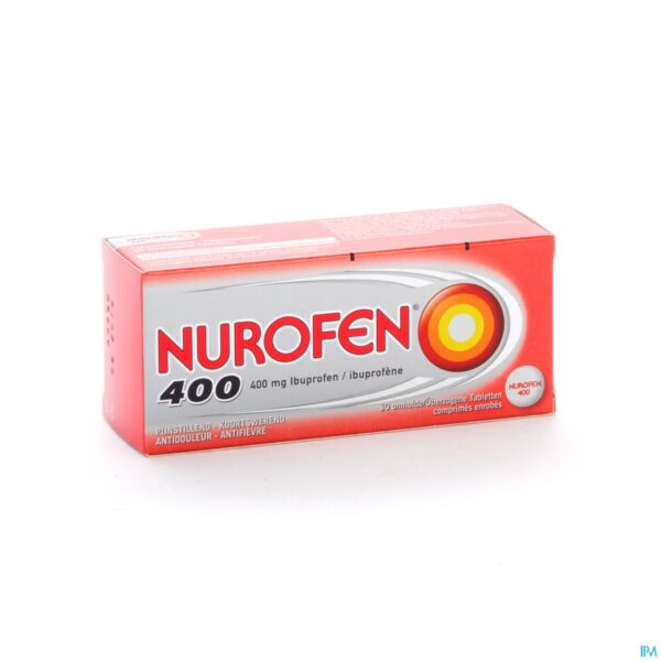 Packshot Nurofen Omhulde Tabl 30x400mg Packshot Nurofen Omhulde Tabl 30x400mg