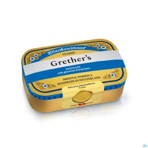 Packshot Blackcurrant Grethers Past 110g
