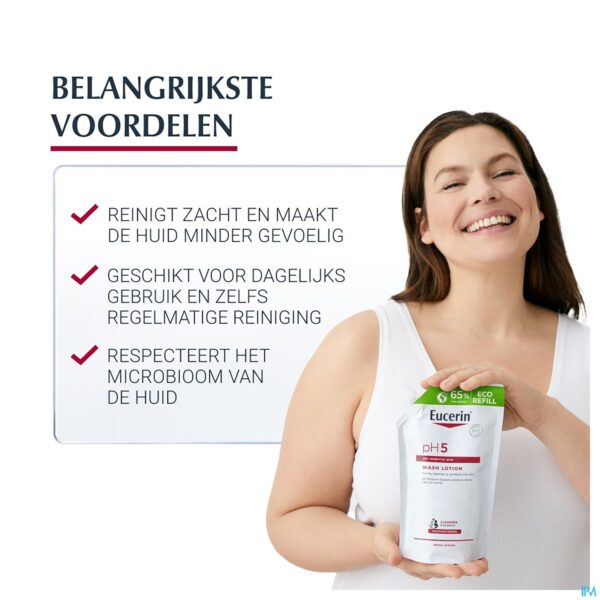 Lifestyle_image Eucerin Ph5 Waslotion Navulling 400ml Lifestyle_image Eucerin Ph5 Waslotion Navulling 400ml