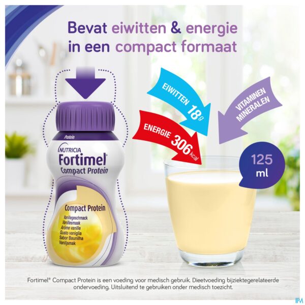 Lifestyle_image Fortimel Compact Protein Mixed Multipack Flesjes 8x125 ml