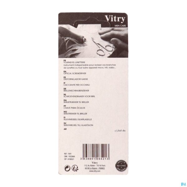 Packshot Vitry Classic Schroevendraaier Bril 1041