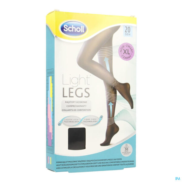 Packshot Scholl Light Legs 20d Extra Large Black
