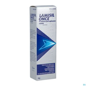 Packshot Lamisil Once 1 % Sol Cutaan Gebruik 4g