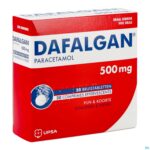 Packshot Dafalgan Bruis 500mg Tabl 20