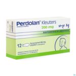 Packshot Perdolan Supp Kleut Jeun Enf 12x200mg Packshot Perdolan Supp Kleut Jeun Enf 12x200mg