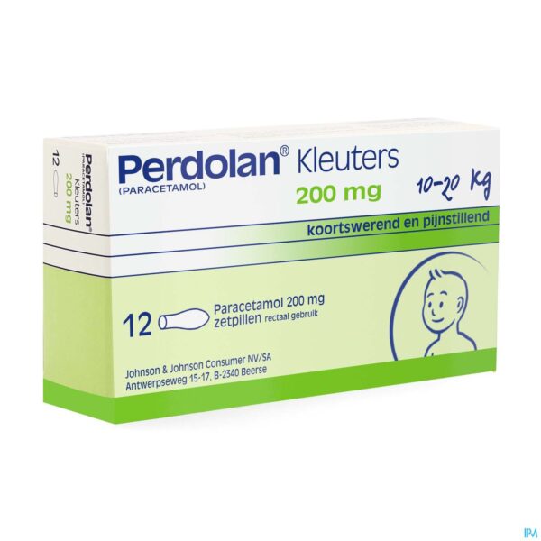 Packshot Perdolan Supp Kleut Jeun Enf 12x200mg Packshot Perdolan Supp Kleut Jeun Enf 12x200mg