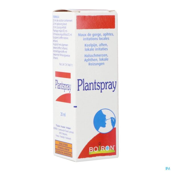 Packshot Plantspray Spray 20ml Boiron Packshot Plantspray Spray 20ml Boiron
