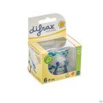 Packshot Difrax Fopspeen Combi Sil Groot+ring Boy +6m 127
