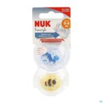 Packshot Nuk 2 Fopspenen Freestyle Maat 1 Jongen