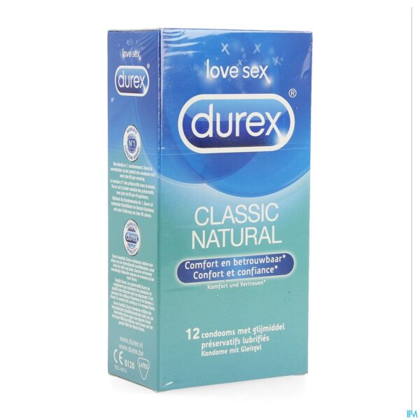 Packshot Durex Classic Condoms 12