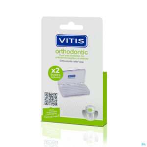 Packshot Vitis Orthodontic Wax Blister 2 Doosjes 3600