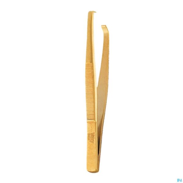 Productshot Vitry Prestige Epileerpincet "krab" Verguld 4021