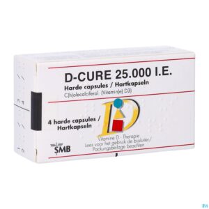 Packshot D-cure 25000ie Gelulen 4
