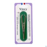 Packshot Epileerpincet Krab Schuin Inox Verguld