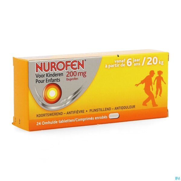 Packshot Nurofen Kind 200mg Filmomh Tabl 24 Verv.2475739
