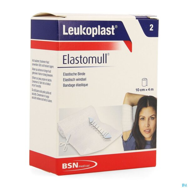 Packshot Elastomull 10cmx4m 2 Leukoplast