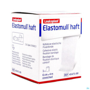 Packshot Elastomull Haft Fixatiewindel Coh. 6cmx4m 4547100