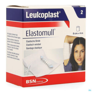 Packshot Elastomull 8cmx4m 2 Leukoplast