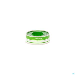 Packshot Leukosilk Deksel Kleefpleist. 1,25cmx5m 1 0102100