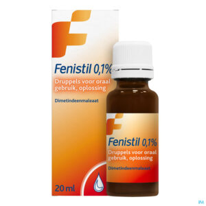 Packshot Fenistil 0,1% Drinkbare Opl 1mg/ml Gutt 20ml