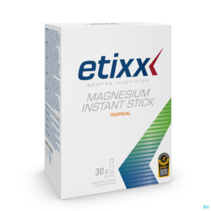 Packshot Etixx Magnesium Instant Stick Tropical 30 Sticks