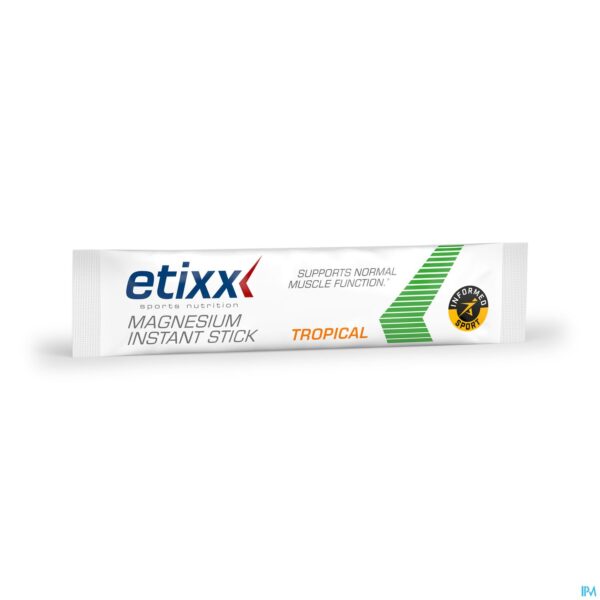 Productshot Etixx Magnesium Instant Stick Tropical 30 Sticks