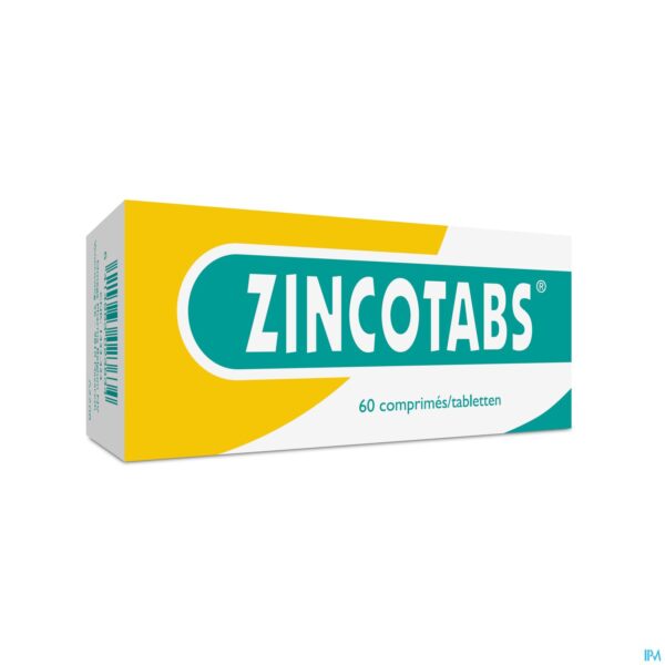 Packshot Zincotabs Comp 60x160mg