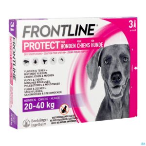 Packshot Frontline Protect Spot On Opl Hond 20-40kg Pipet 3