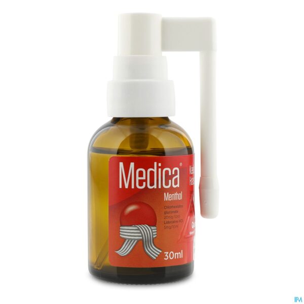 Packshot Medica Keelspray Menthol 30ml