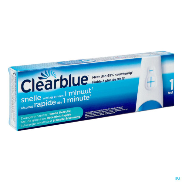 Packshot Clearblue Plus Zwangerschapstest 1