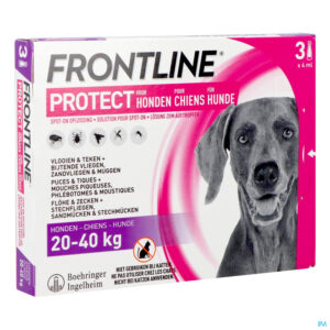 Packshot Frontline Protect Spot On Opl Hond 20-40kg Pipet 3