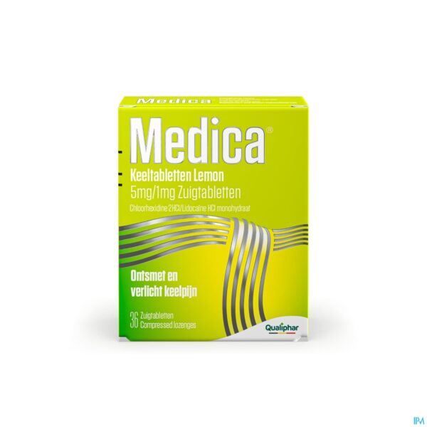 Lifestyle_image Medica Keeltabletten Lemon 36 zuigtabletten