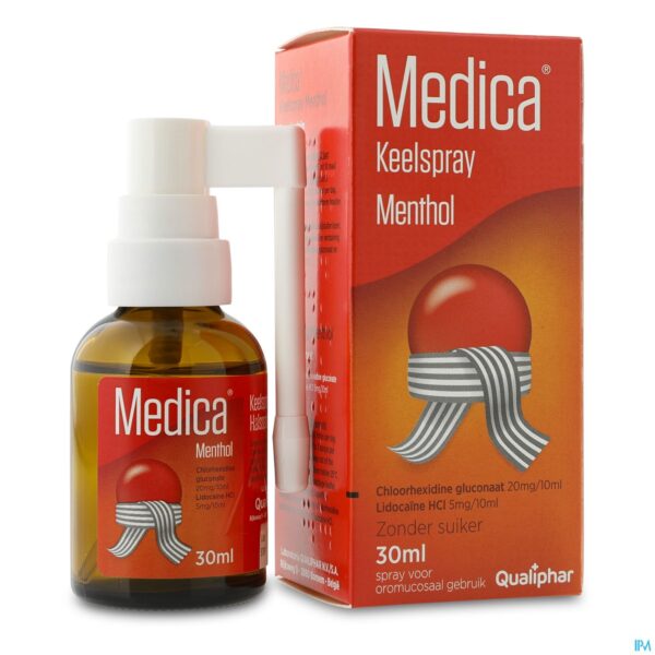 Productshot Medica Keelspray Menthol 30ml
