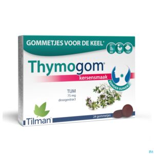 Packshot Thymogom Gommetjes Tijmextract 24