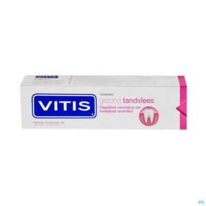 Packshot Vitis Gezond Tandvlees Tandpasta met 0,05% Cetylpyridinium Chloride (CPC) 31414