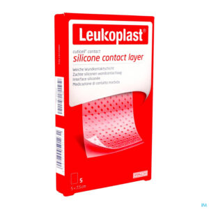 Packshot Cuticell Contact 5cmx7,5cm 5 Leukoplast