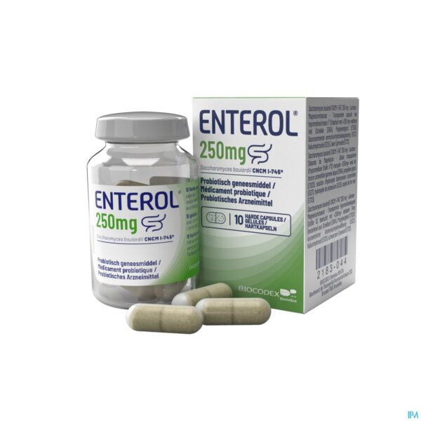 Productshot Enterol 250mg Caps Harde Dur 10 X 250mg Productshot Enterol 250mg Caps Harde Dur 10 X 250mg