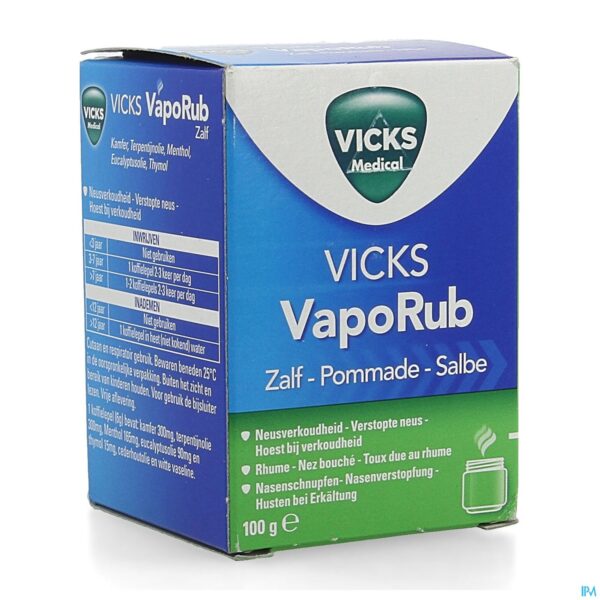Packshot Vicks Vaporub Zalf 100g