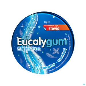 Packshot Eucalygum Pectorale Gommetjes Zonder Suiker 40g