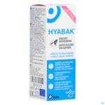 Packshot Hyabak 0,15% Oogdruppels Hyaluron 10ml