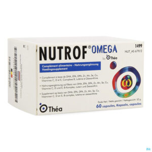 Packshot Nutrof Omega Voedingsuppl.ogen Caps 60